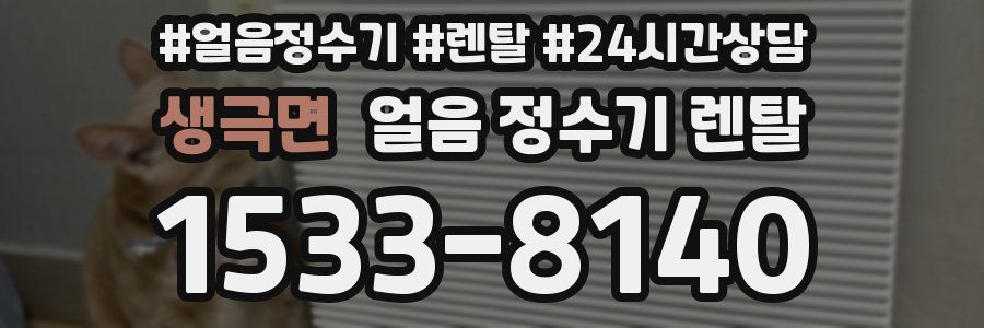 생극면 얼음 정수기 렌탈