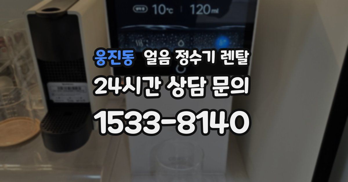 웅진동 얼음 정수기 렌탈