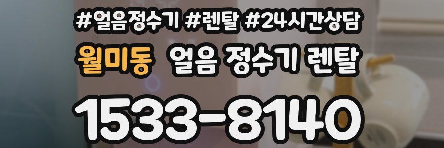 월미동 얼음 정수기 렌탈
