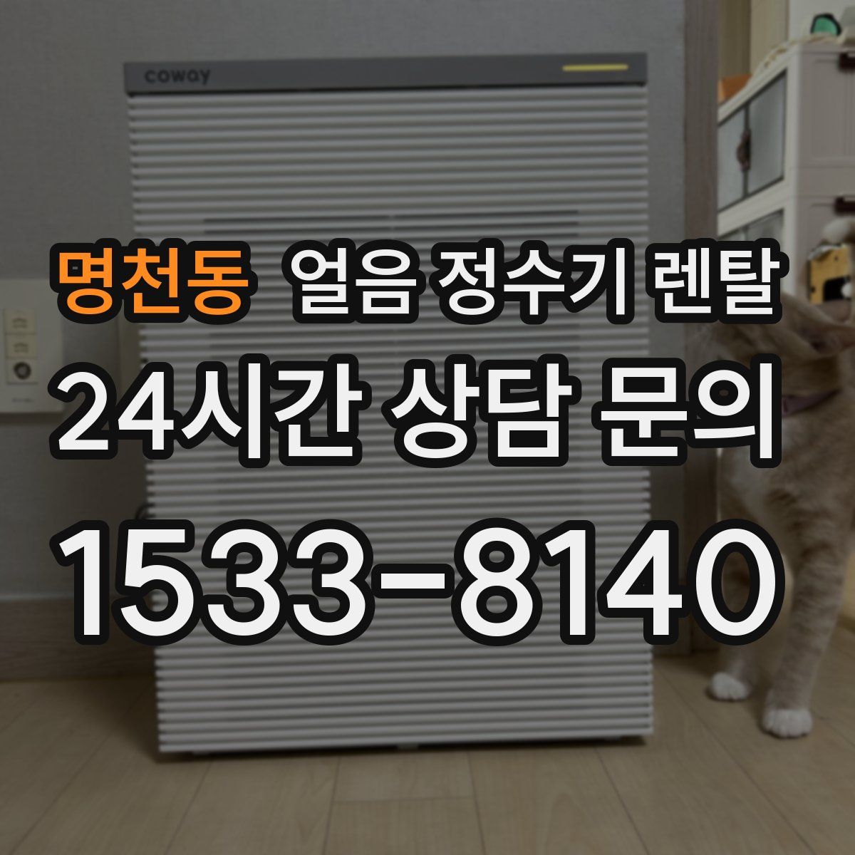 명천동 얼음 정수기 렌탈