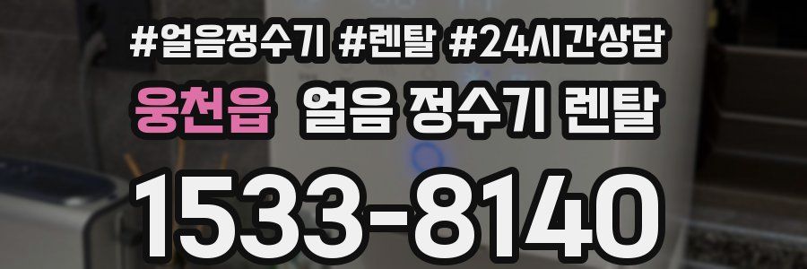 웅천읍 얼음 정수기 렌탈