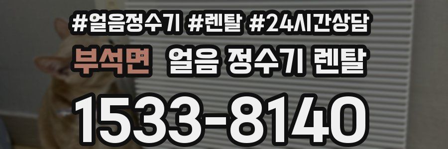 부석면 얼음 정수기 렌탈