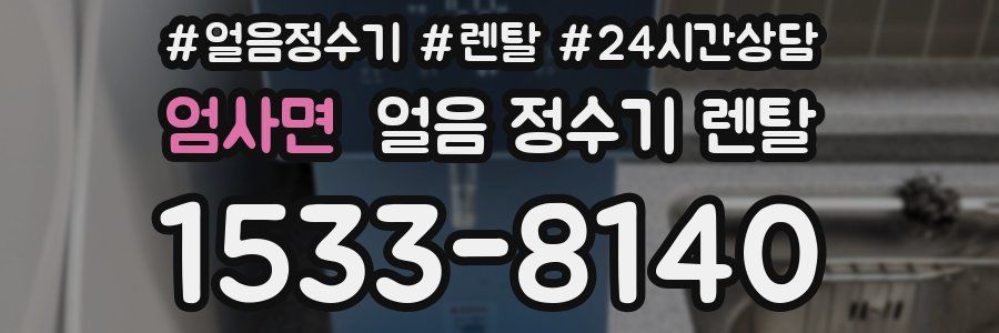 엄사면 얼음 정수기 렌탈