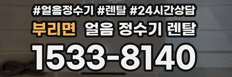 부리면 얼음 정수기 렌탈