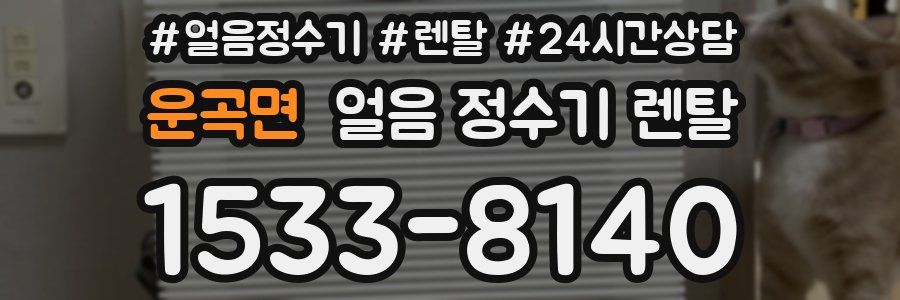 운곡면 얼음 정수기 렌탈