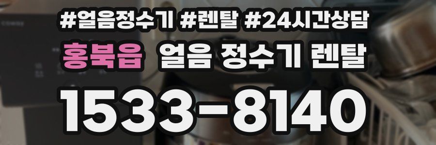 홍북읍 얼음 정수기 렌탈