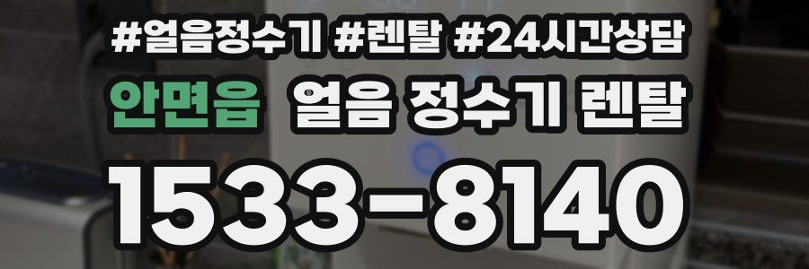 안면읍 얼음 정수기 렌탈