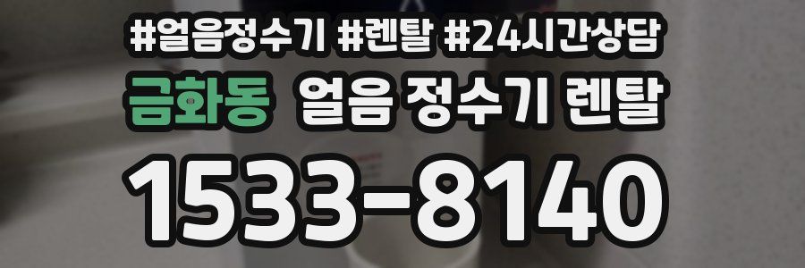 금화동 얼음 정수기 렌탈