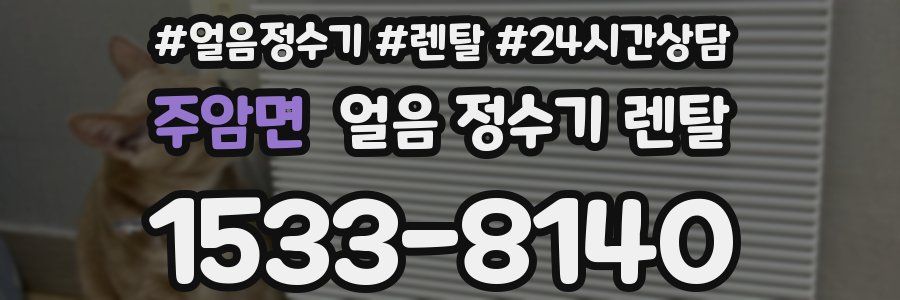 주암면 얼음 정수기 렌탈