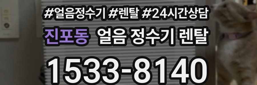 진포동 얼음 정수기 렌탈