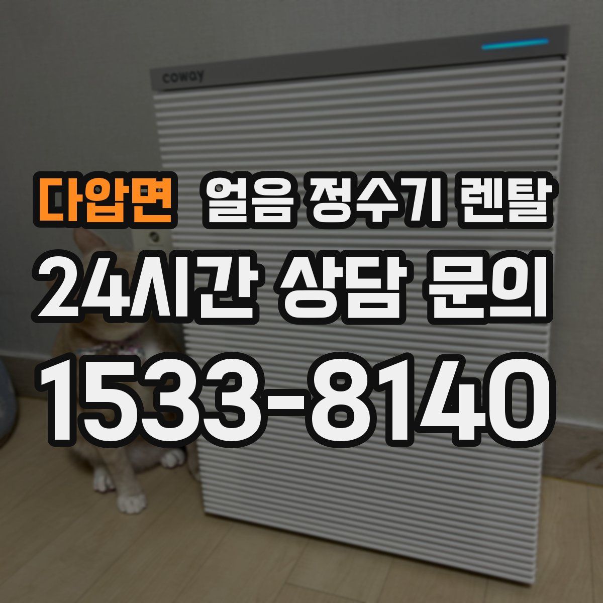 다압면 얼음 정수기 렌탈