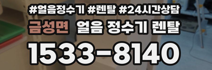 금성면 얼음 정수기 렌탈