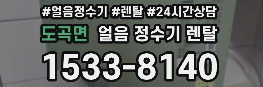 도곡면 얼음 정수기 렌탈