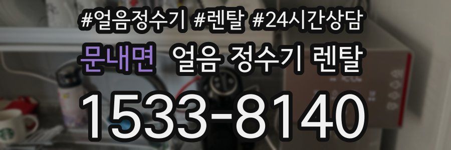 문내면 얼음 정수기 렌탈
