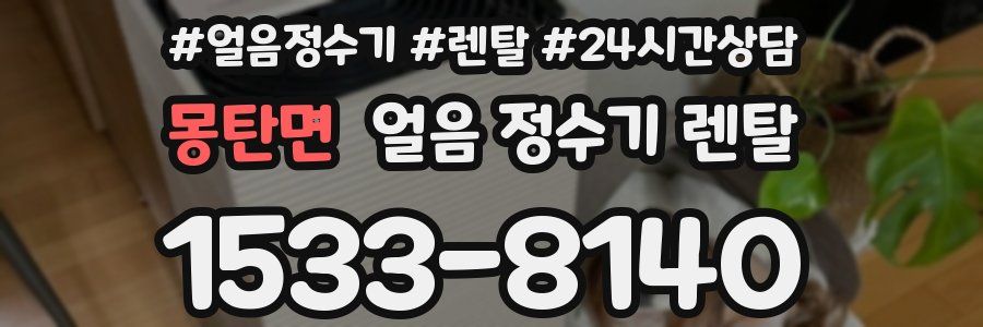 몽탄면 얼음 정수기 렌탈