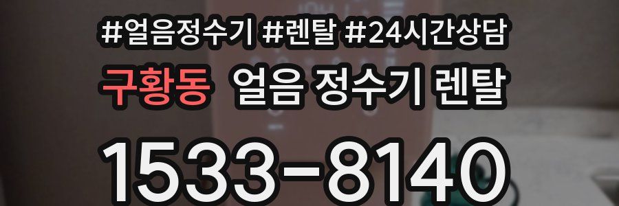 구황동 얼음 정수기 렌탈