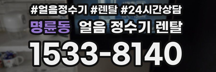 명륜동 얼음 정수기 렌탈