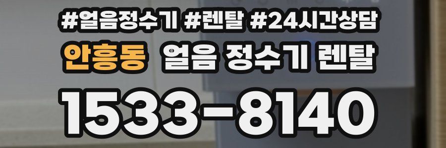 안흥동 얼음 정수기 렌탈