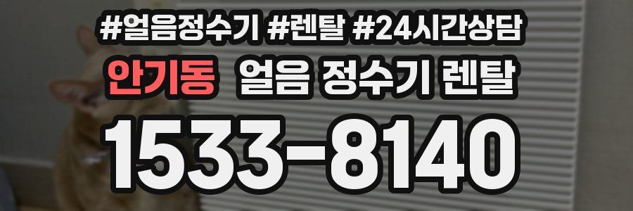 안기동 얼음 정수기 렌탈