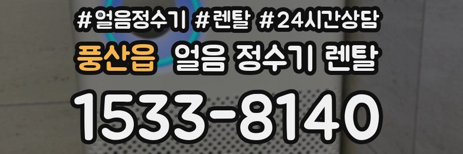 풍산읍 얼음 정수기 렌탈