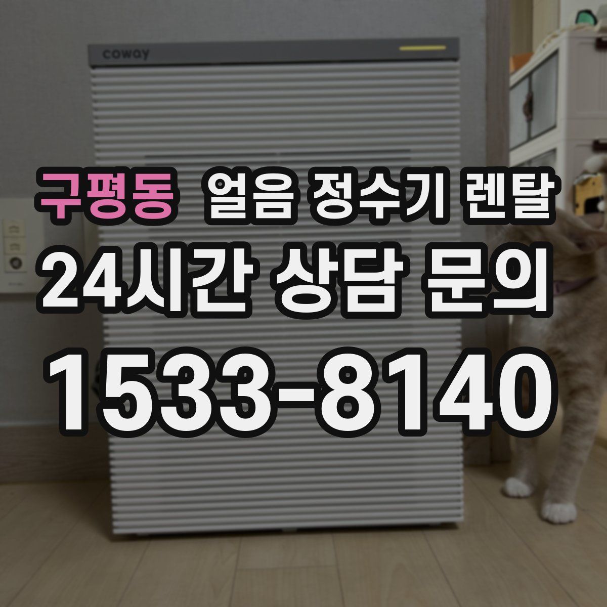 구평동 얼음 정수기 렌탈