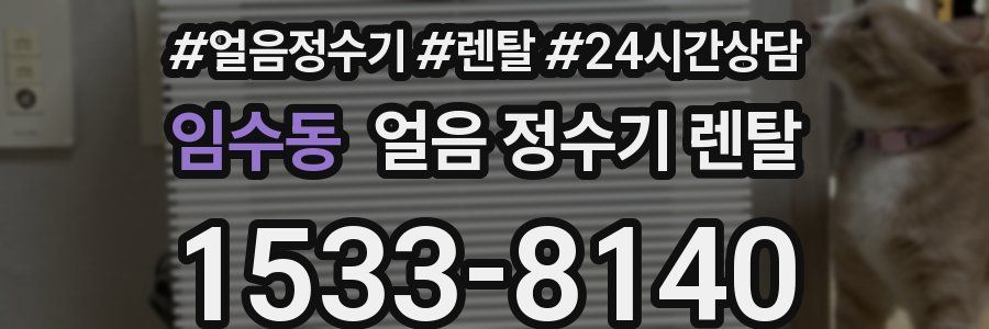 임수동 얼음 정수기 렌탈