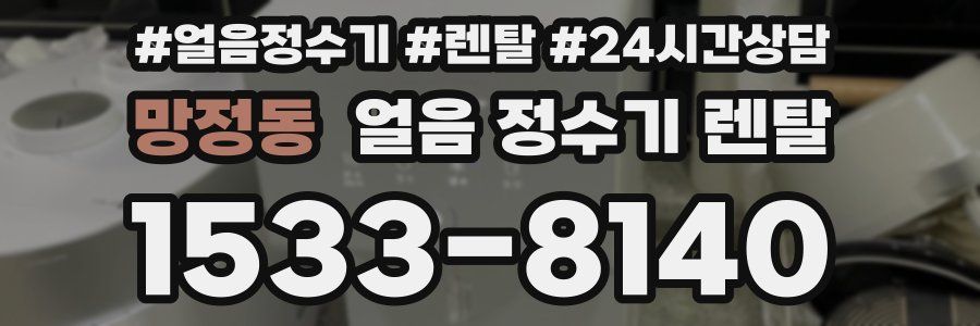 망정동 얼음 정수기 렌탈