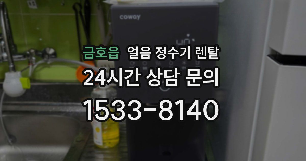 금호읍 얼음 정수기 렌탈