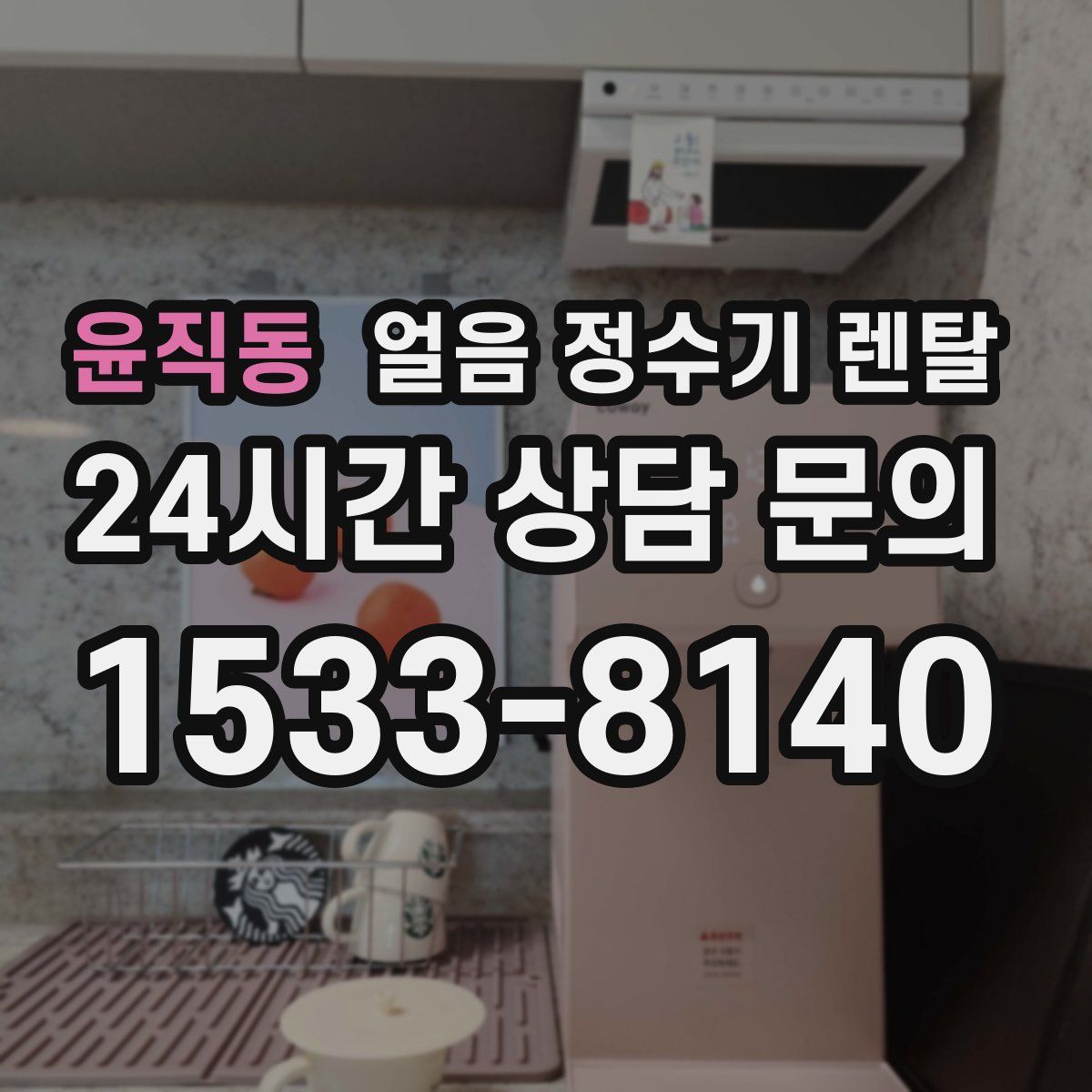 윤직동 얼음 정수기 렌탈