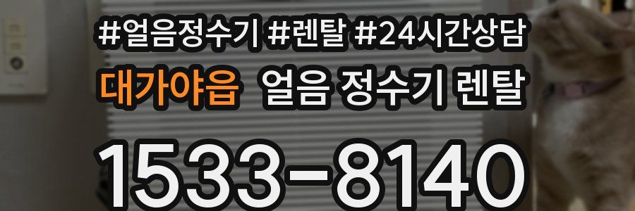 대가야읍 얼음 정수기 렌탈