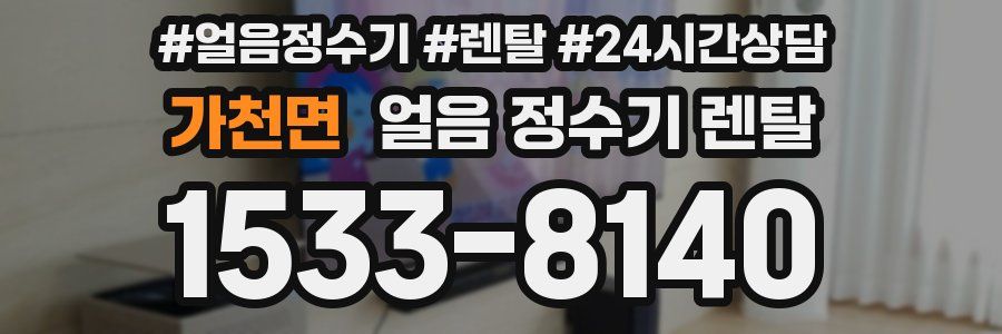 가천면 얼음 정수기 렌탈