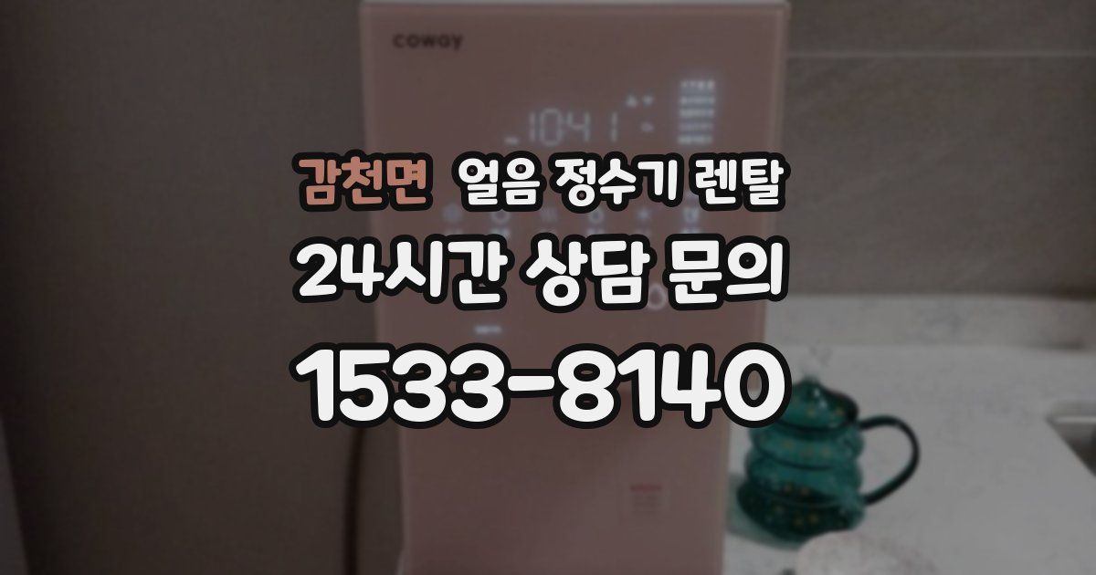 감천면 얼음 정수기 렌탈