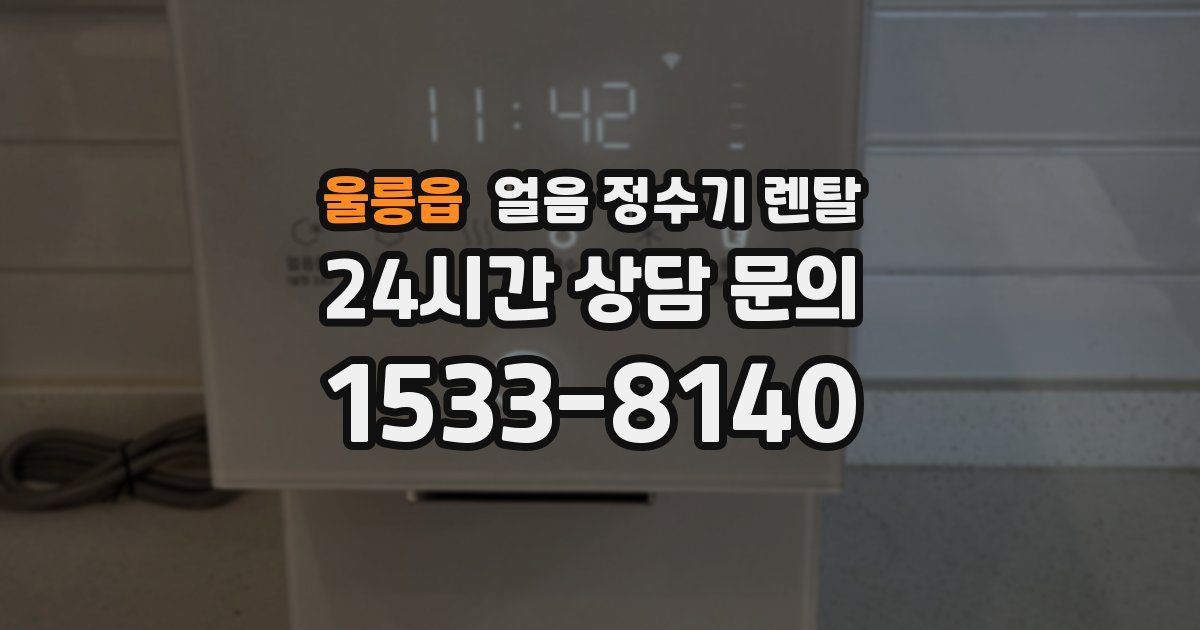 울릉읍 얼음 정수기 렌탈