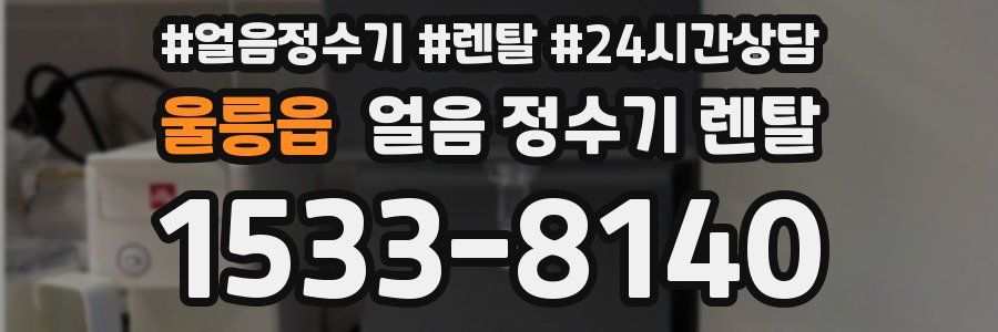 울릉읍 얼음 정수기 렌탈