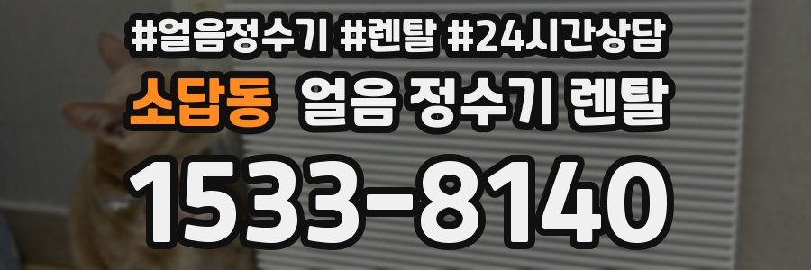 소답동 얼음 정수기 렌탈