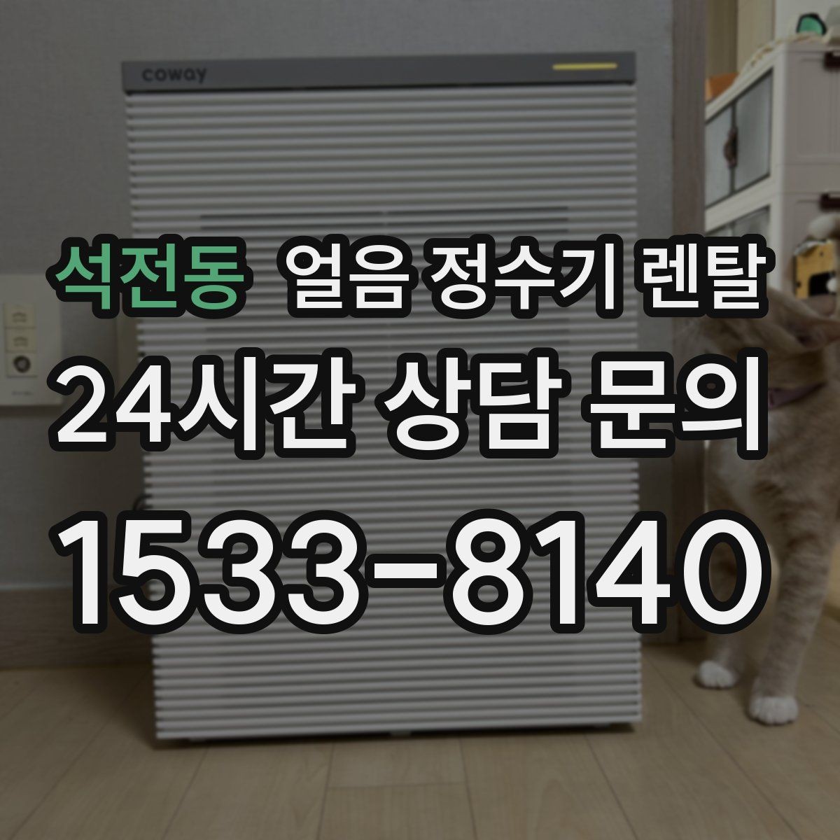 석전동 얼음 정수기 렌탈 얼음+물 한 번에 받는 기능이 편한 이유