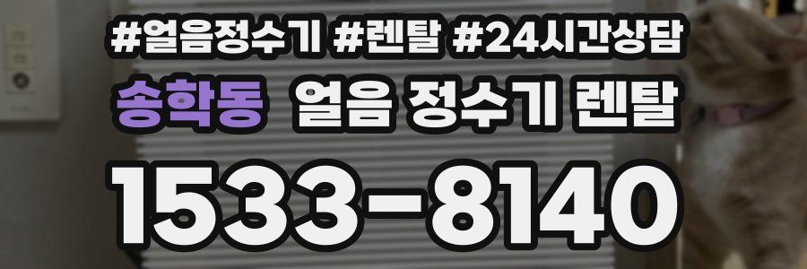 송학동 얼음 정수기 렌탈