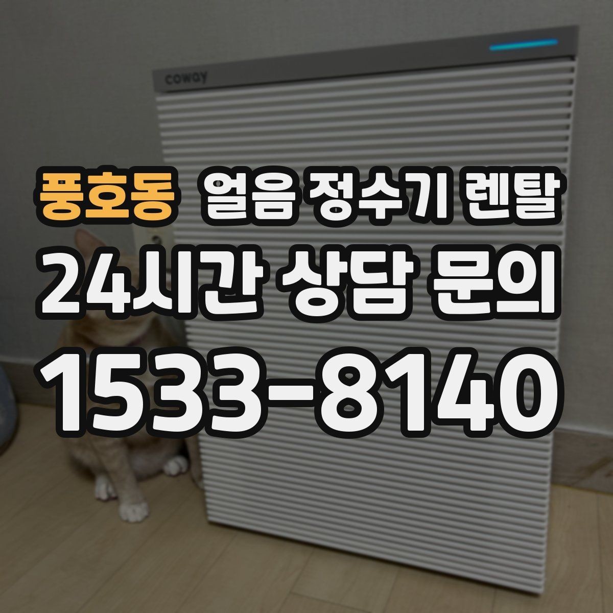 풍호동 얼음 정수기 렌탈 초기 플러싱이 중요한 이유를 쉽게 정리