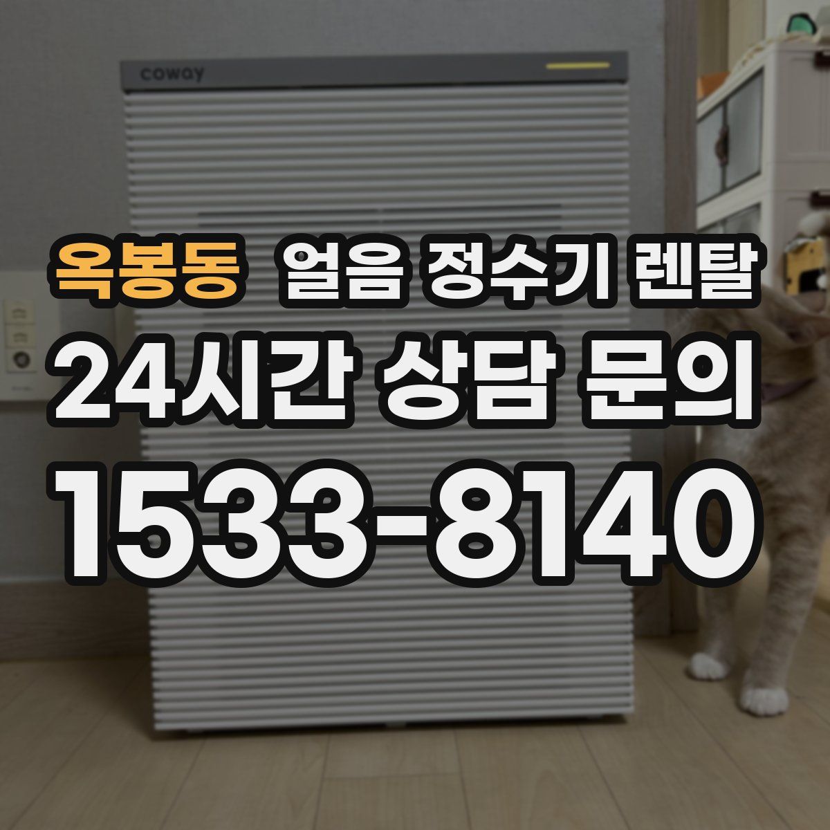 옥봉동 얼음 정수기 렌탈