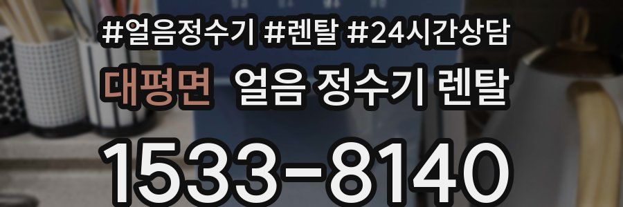 대평면 얼음 정수기 렌탈