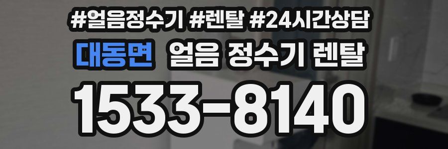 대동면 얼음 정수기 렌탈