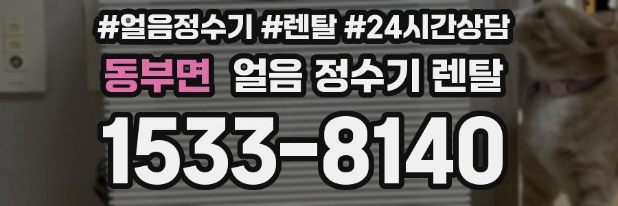 동부면 얼음 정수기 렌탈