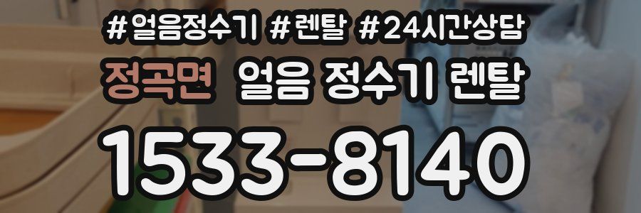 정곡면 얼음 정수기 렌탈