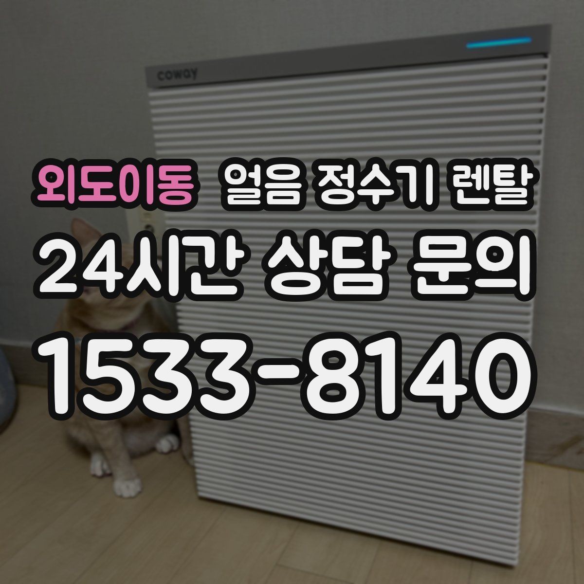 외도이동 얼음 정수기 렌탈 장기 외출 전 제빙 기능 설정 팁