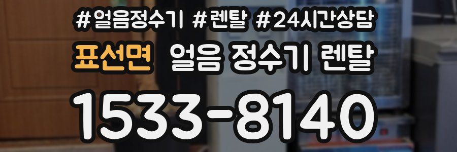 표선면 얼음 정수기 렌탈