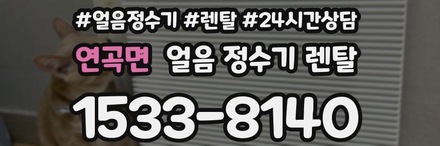 연곡면 얼음 정수기 렌탈