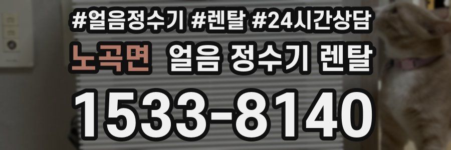 노곡면 얼음 정수기 렌탈