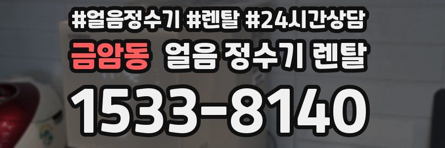 금암동 얼음 정수기 렌탈