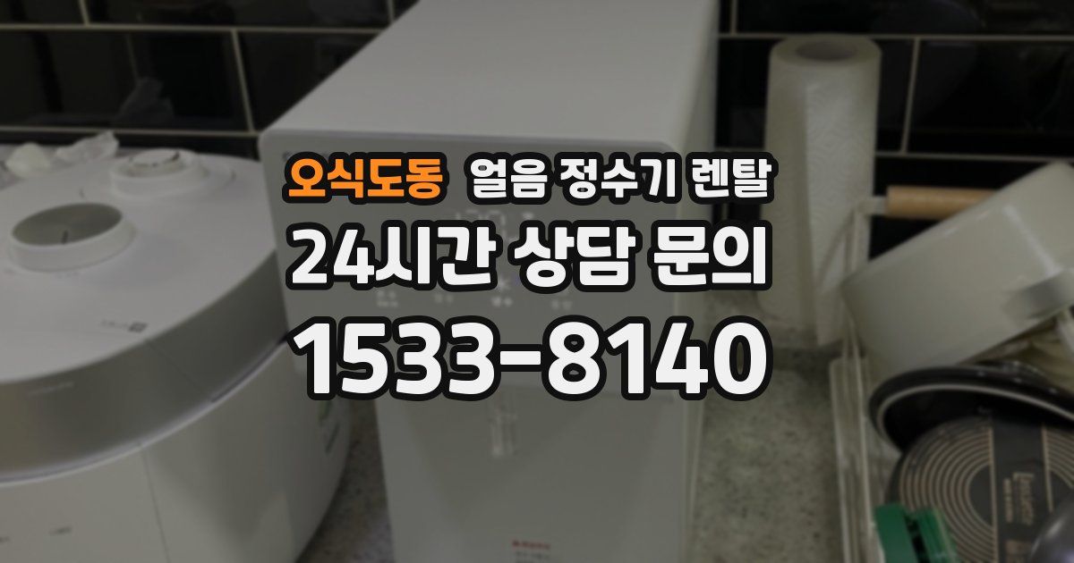 오식도동 얼음 정수기 렌탈