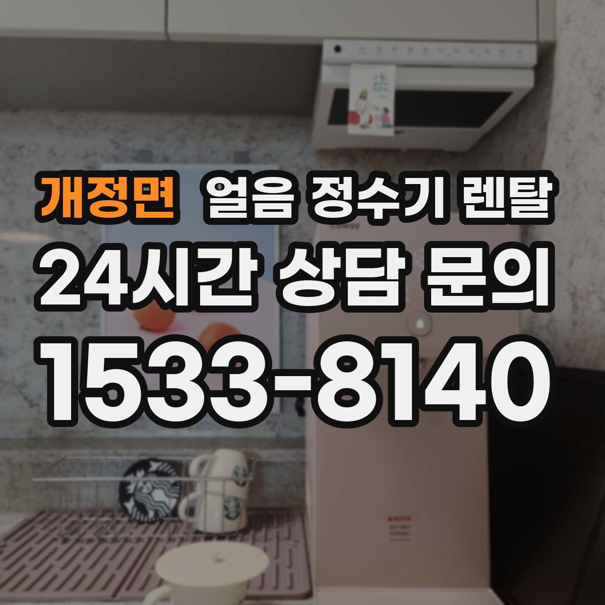 개정면 얼음 정수기 렌탈